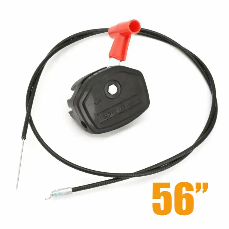 New Universal 56inch Lawn Mower Throttle Cable Switch Lever Control