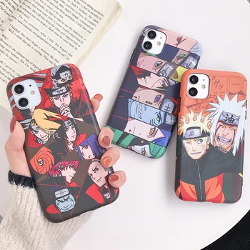 

Japan Naruto Anime Akatsuki Pain Uzumaki Jiraiya Phone Case for iPhone 11 Pro X XS Max XR 7 8 6 Plus silcion soft cover coque