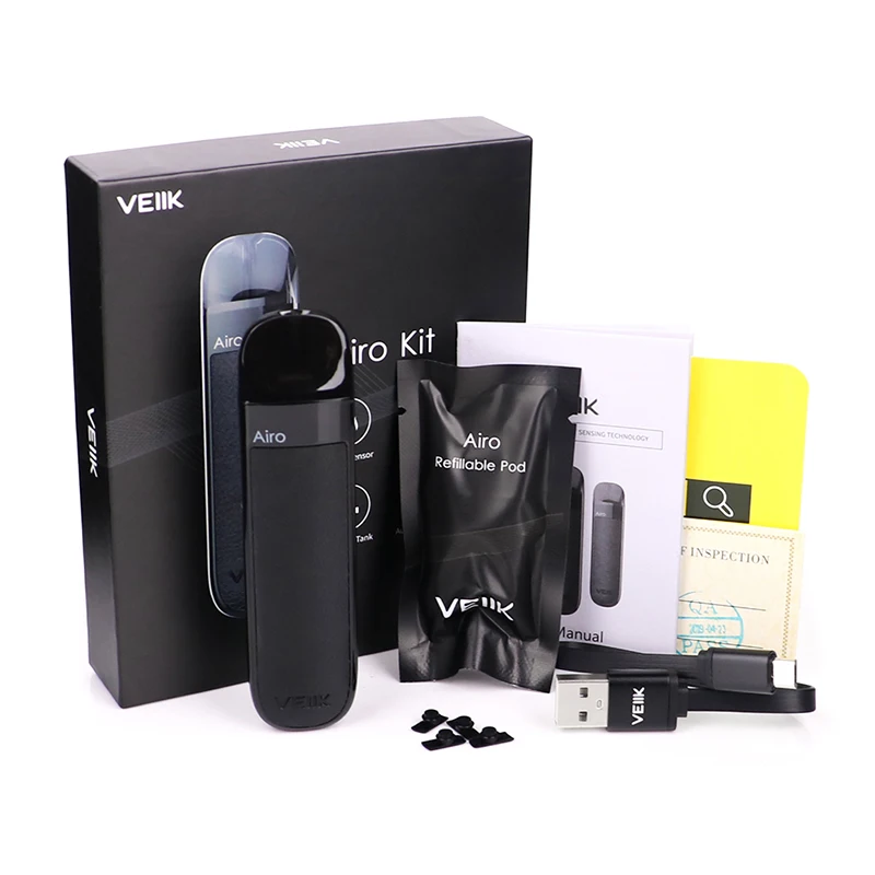 Оригинальный стартер VEIIK Airo Pod вейп набор 2 мл аккумулятор 360 мАч электронная