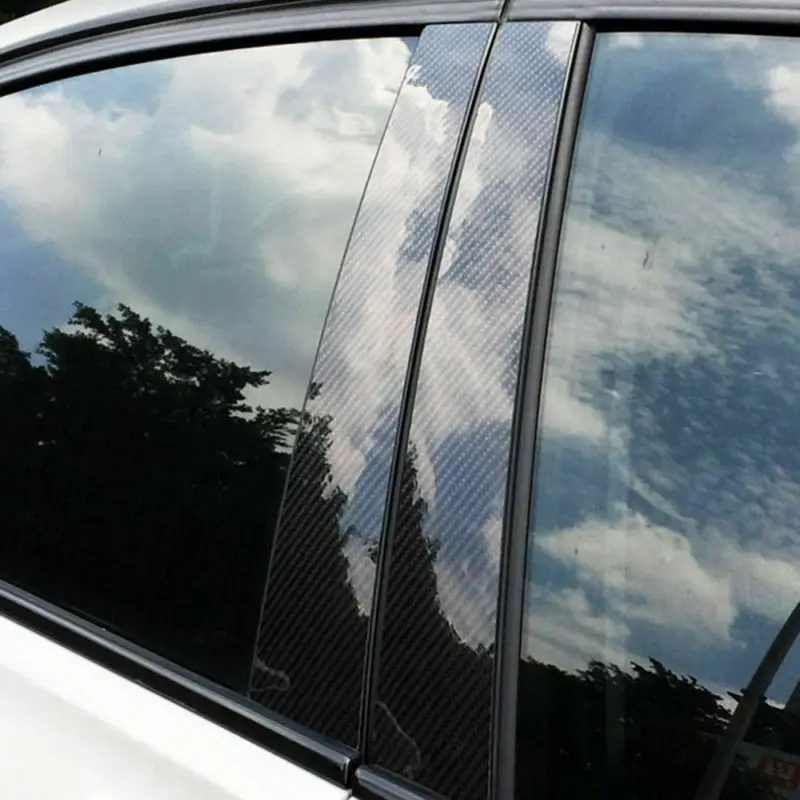 Автомобильные наклейки 5D защита порога из углеродного волокна для toyota corolla mitsubishi