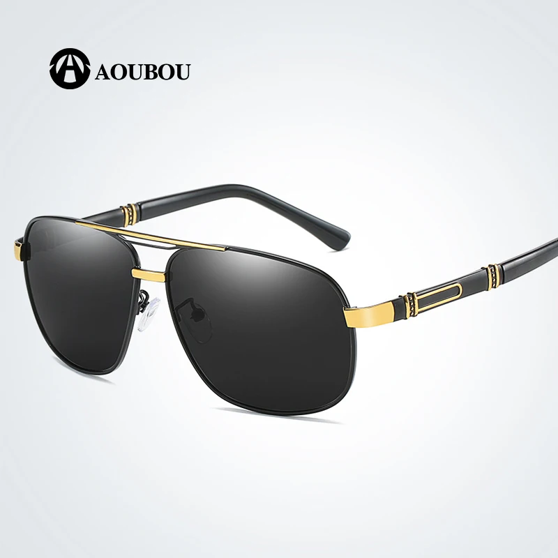 Men's Polarized Square Sunglasses gafas de sol hombre oculos masculino zonnebril dames gozluk veithdia ретро gotico policia