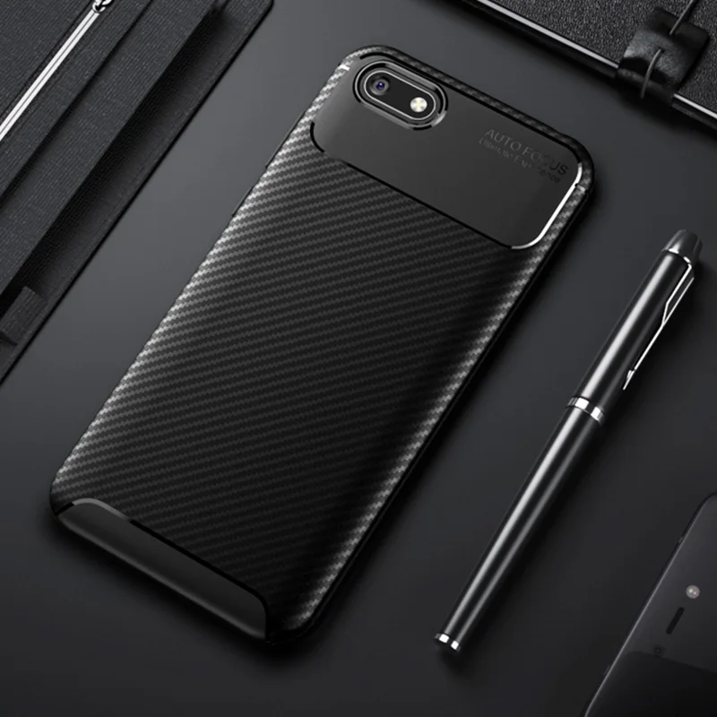 

For Honor 7A 5.45"Case Carbon Fiber Cover Full Protection Phone Case For Huawei Honor 7C 7A 7 A Pro 5.7" Cover Shockproof Bumper