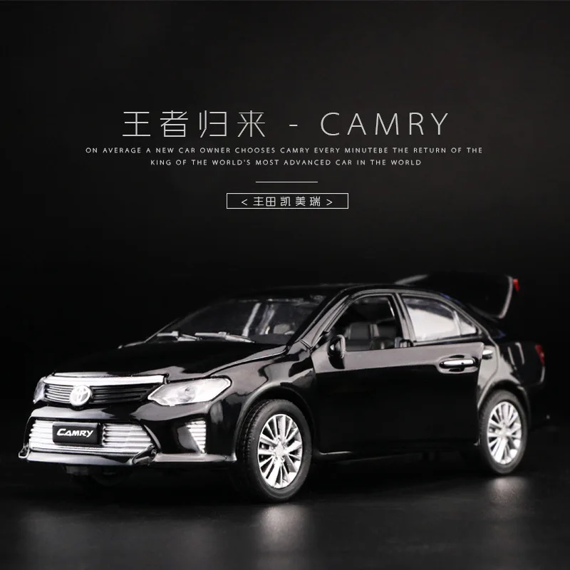 

Camry Saloon Model Car 1:32 Hot Car Alloy Sports Car Metal Diecast Sound Light Car Wheels Kids Gifts for Children and Boys