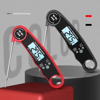 

Digital Meat Thermometer Cooking BBQ Thermometer Probe With Backlit Screen Instant Read Thermometer With Backlit Screen