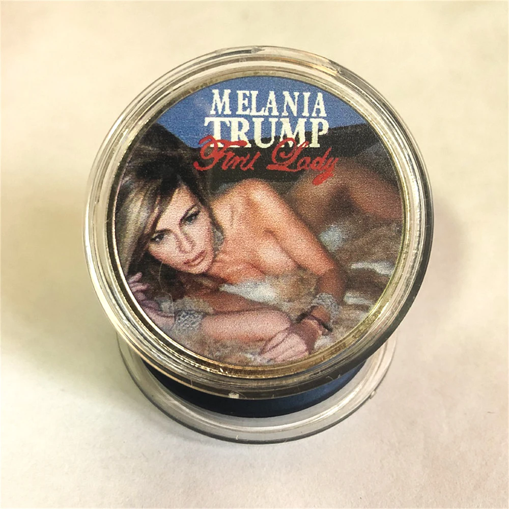 1 шт. Серебряная Памятная монета Melania Трамп американская первая леди половина