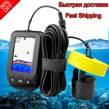 

Erchang XF02 Portable Fish Finder 9m Cable Sonar For Fishing Tools Echo Sounder Fishing Finder Colorful LCD Ice/Sea Fishing