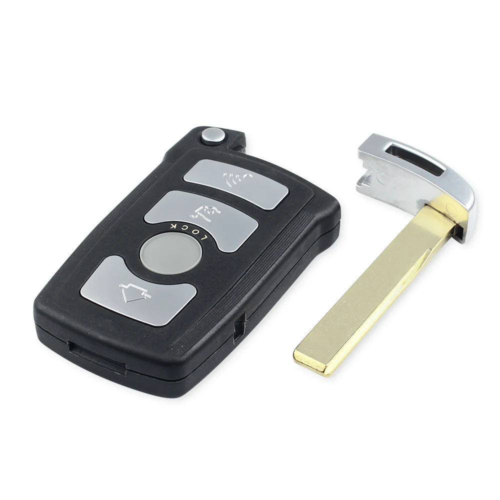 Чехол для ключей KEYYOU 4 кнопки BMW 7 серии E65 E66 E67 E68 745i 745Li 750i 750Li 760i|Ключ от авто| |