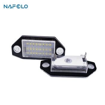 

Car Led License Plate Lights For ford mondeo mk3 White 6000K 24SMD Error Free Car Lamp Led 12V