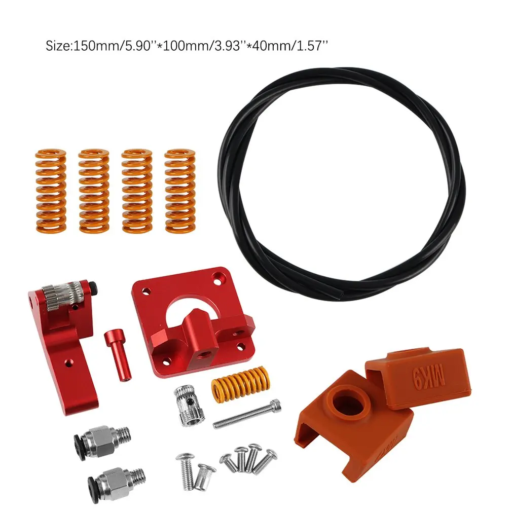 Профессиональный 3d принтер аксессуары Creality Cr-10S Pro Ender-3 Ptfe пружина экструдер комплект