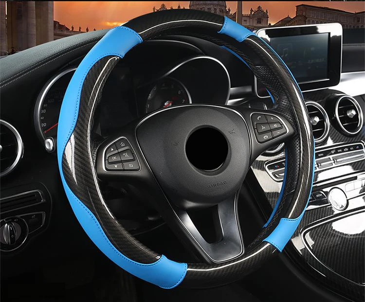Универсальные аксессуары для интерьера, чехол на руль, подходит для KIA Morning Picanto Rio ceeed Stonic hyundai i10 i20 Ioniq i30 Kona