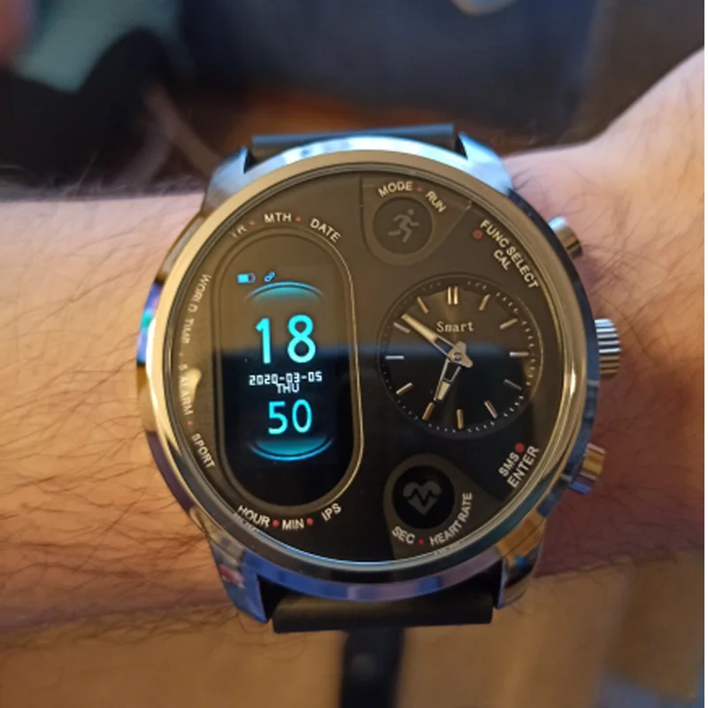 Dual Time Bluetooth Smartwatch