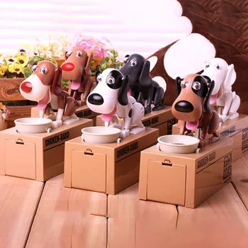 

1Pcs Strange Creative Gift Money Dog Save Money Cartoon Steal Money Dog Piggy Bank Children Birthday Gift Creative Products