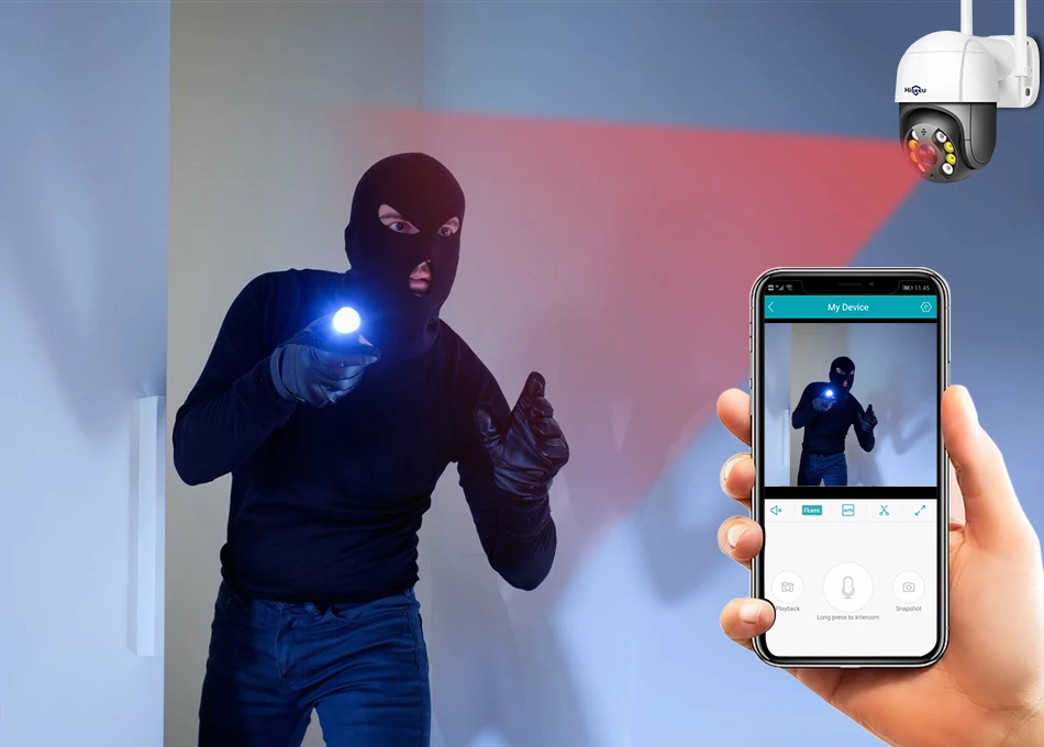 Hiseeu 1080 p speed dome wi fi