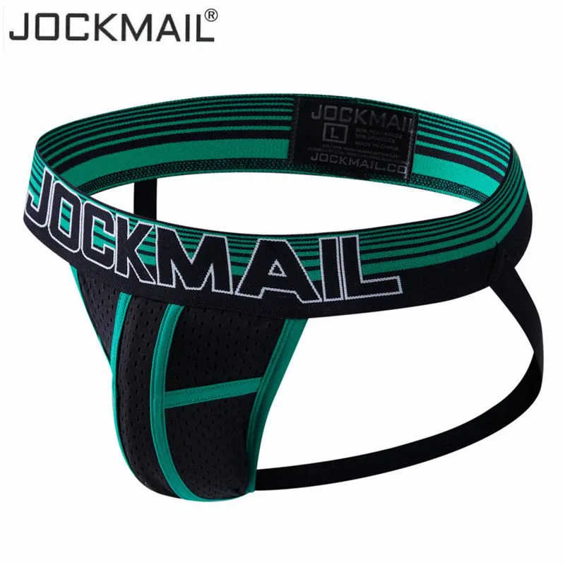 Трусы-танга jockmail мужские Брендовое нижнее белье пикантные стринги бандаж