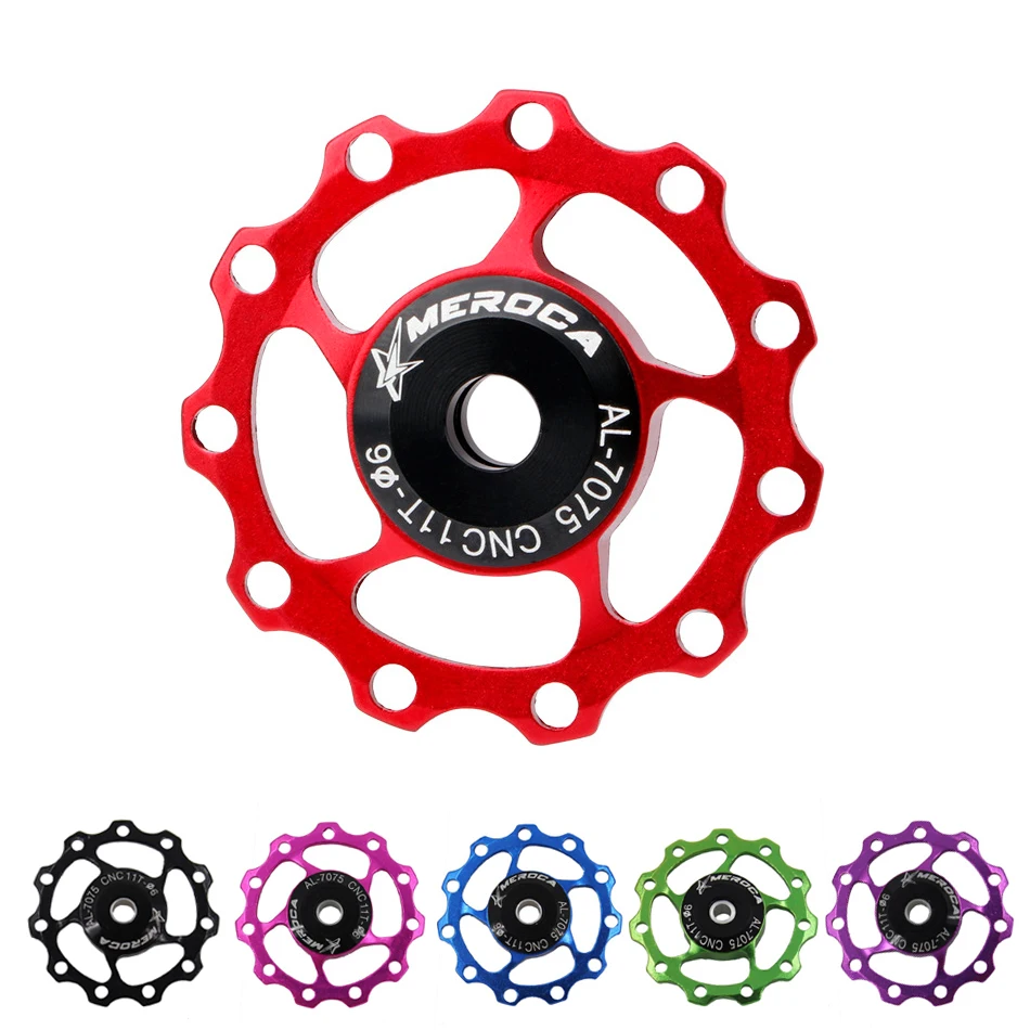 MEROCA bicycle transmission guide wheel 11T 13T aluminum alloy Palin rear derailleur Shimano 105 groupset |