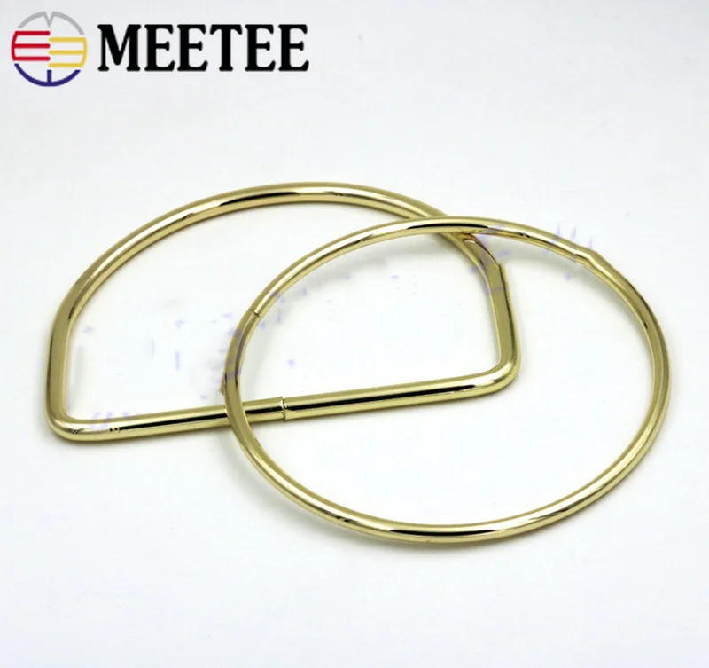 Meetee 2/10 шт. 60-120 мм металлический-хомут с круглым воротником для мальчиков и девочек мешок ручки пряжки Для женщин сумки из натуральной кожи с замком на ремне с пряжкой DIY ручной выдвижной аппаратных аксессуаров F1-77