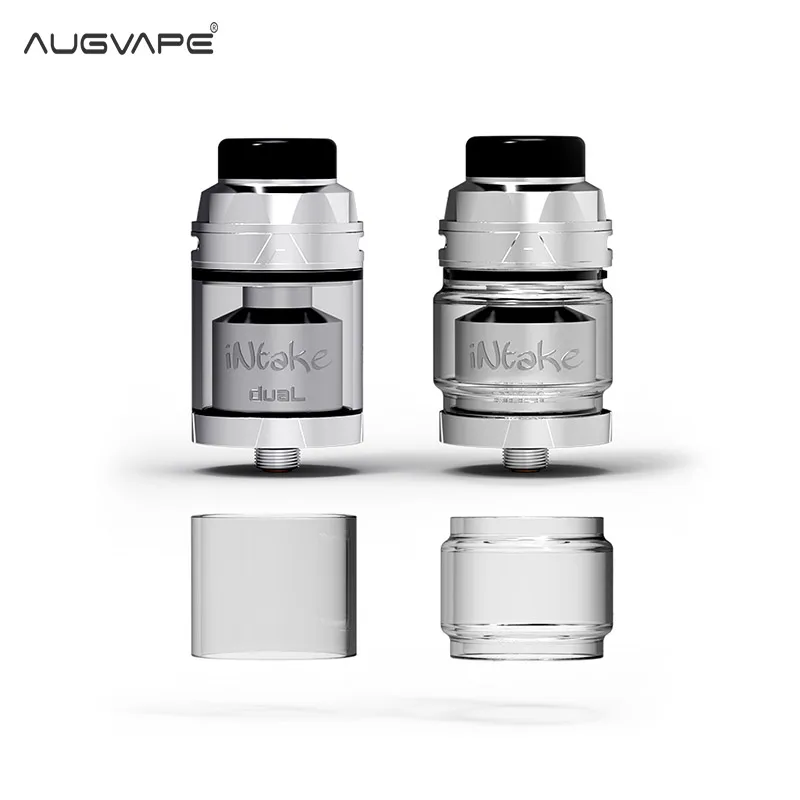 Augvape Впускной двойной RTA 4,2 мл/5,8 мл Vape Танк двухслойный распылитель 26 мм Leekproof сверху в сторону воздушный поток Топ наполнение электронной сигареты