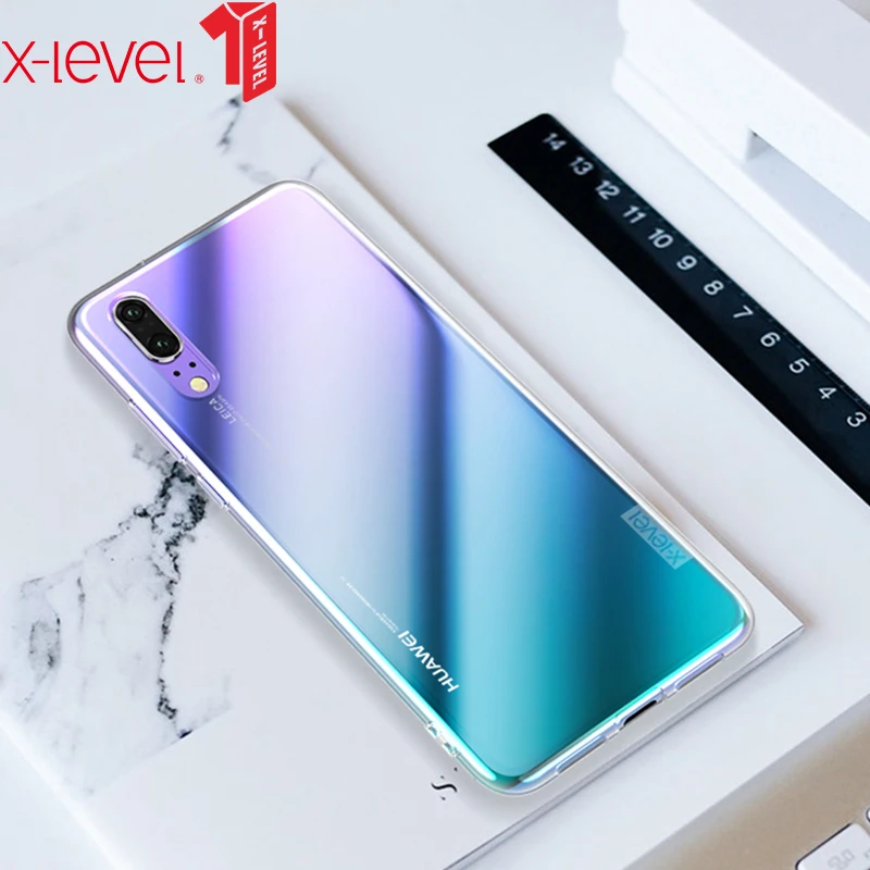 Прозрачный чехол X-Level для Huawei P40 P30 Pro прозрачный мягкий Ультратонкий из ТПУ задней