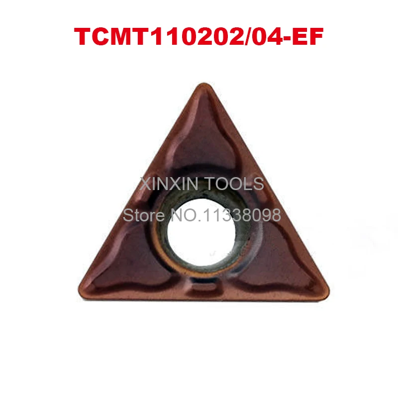 

TCMT110202 TCMT110204-EF YBG205 * 10 шт. ZCCCT поворотные пластины, режущее лезвие для держателя поворотного инструмента STFCR наконечник для нержавеющей стали