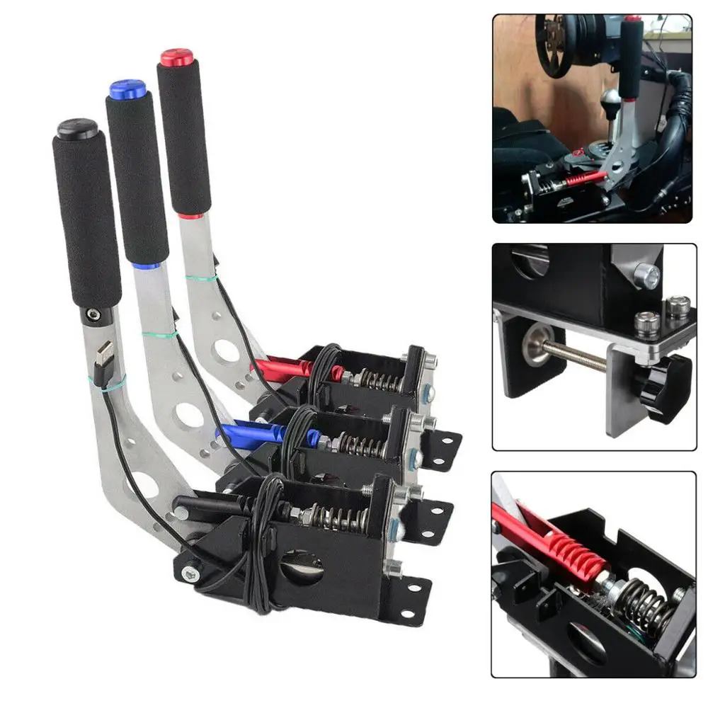 USB Handbrake PC Windows for Racing Game G25 G27 G29 T500 T300 FANATECOSW AG3502