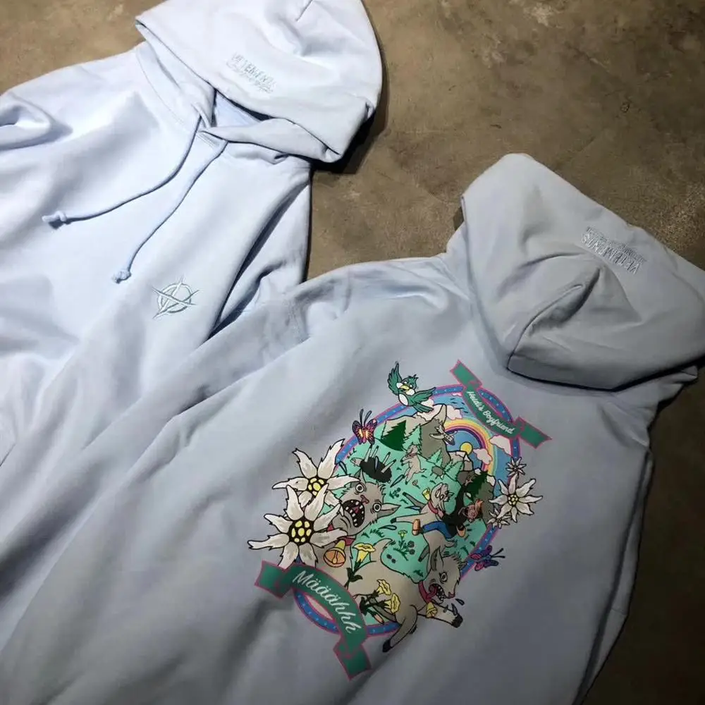Женские толстовки Vetements свитшоты 19FW с графическим рисунком, хлопковая толстовка с капюшоном 20SS Vetements, лучшее качество, с вышивкой