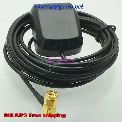 

DHL/EMS 50 pcs GPS Antenna SMA Male right angle for 5M GPS Antenna Car DVD Navigation Super Signal antenna GPS -A1