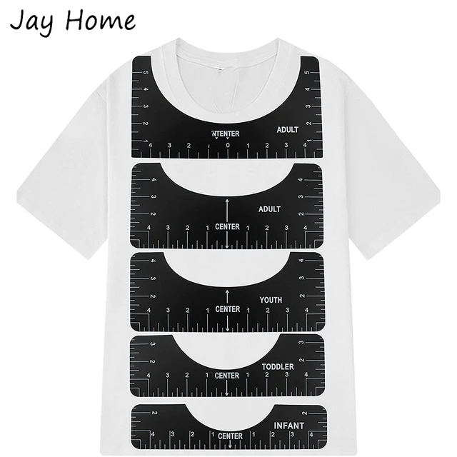 Free Printable Shirt Ruler Guide  Printable Tshirt Ruler Guide - 5pcs  Ruler Guide - Aliexpress