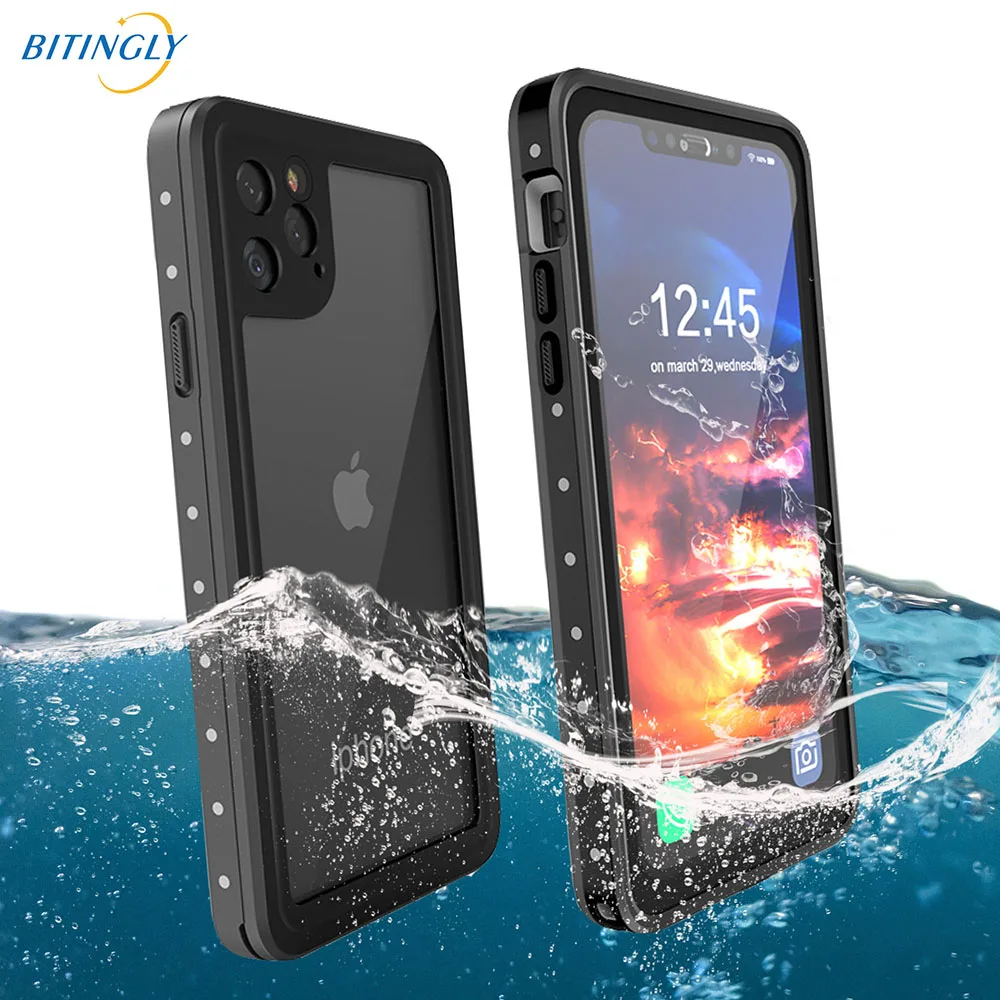 Водонепроницаемый Чехол IP68 для телефона iPhone 11 Pro Xs Max с полной защитой плавания