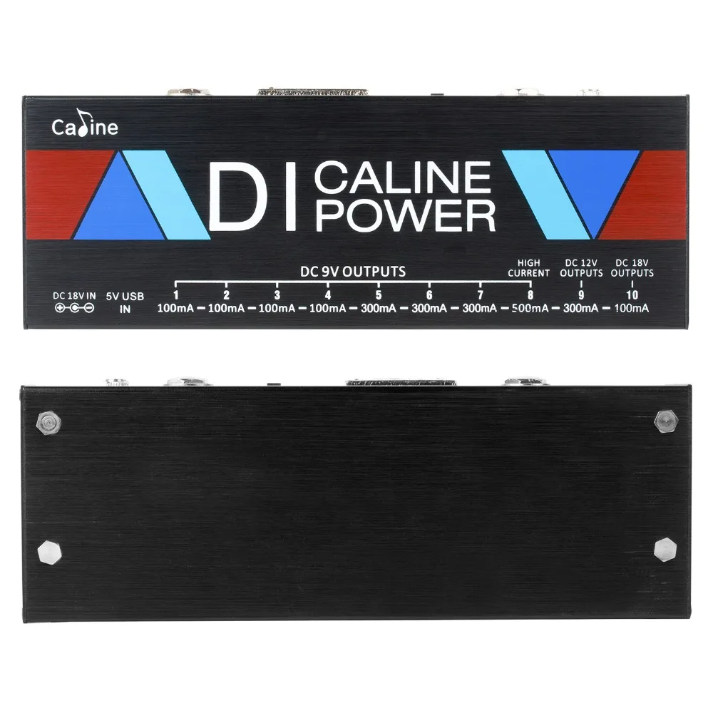 Caline CP-201 DI Box мульти блок питания AC 110 V-240 V 18W 10-ways прямая коробка выходы питания для эффектная ножная гитара аксессуары