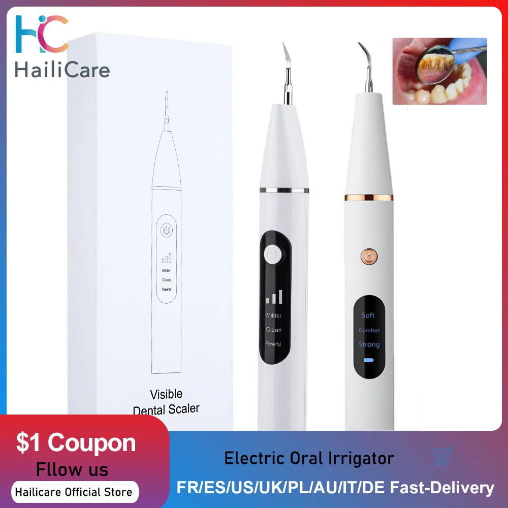 Visual Ultrasonic Irrigator Dental Scaler Calculus Oral Teeth Tartar