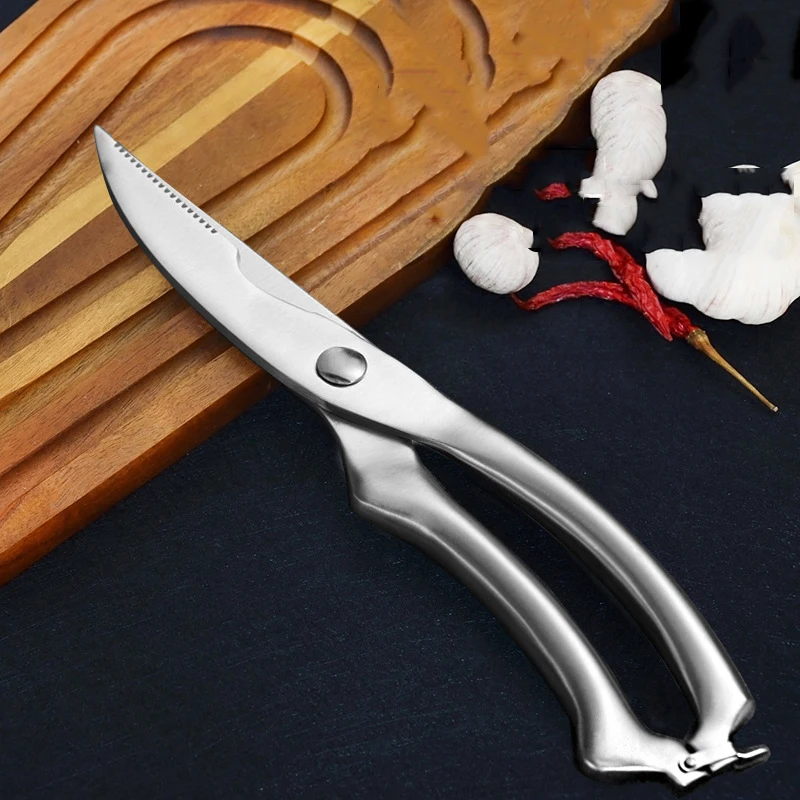 

Stainless Steel Shears Tool Home Kitchen Scissors for Chicken Poultry Fish Meat Vegetables