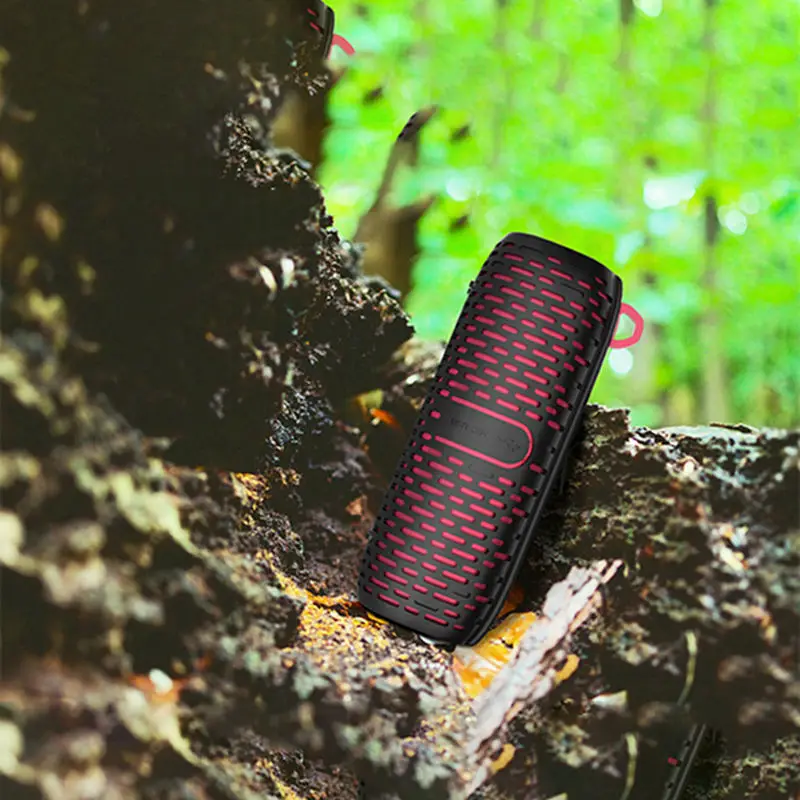 Портативный Bluetooth динамик Колонка открытый велосипедный водонепроницаемый бас звук стерео беспроводной объемный сабвуфер Громкая связь звуковая коробка