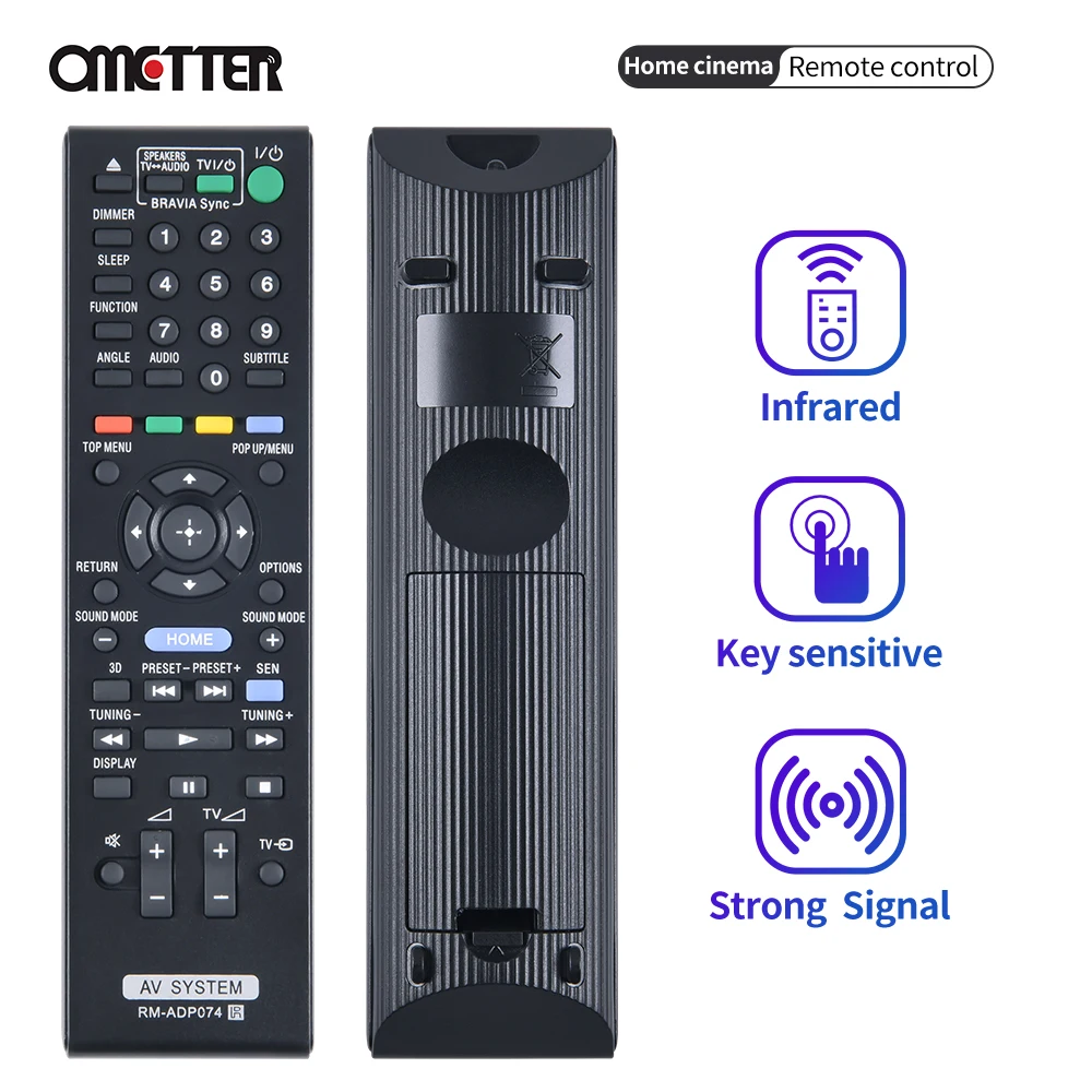 Suitable for Sony Blu ray home theater system remote control RM ADP074 ADP073 BDV E290 BDV N990W