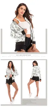 

Womens jacket casual autumn winter zipper lady jacket girl overcoat long sleeves sweatshirt