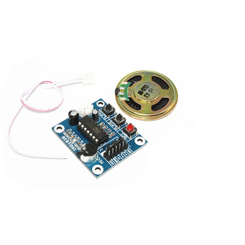 ISD1820 Recording voice module Voice module Recording and playing Voice Board microphone 0.5W speakers voice module