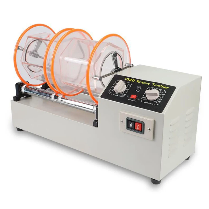 회전 텀블러, 금세공 공작 기계, 11kg 용량, 2 배럴, 금 연마 기계, 무료 배송gold polishing machine