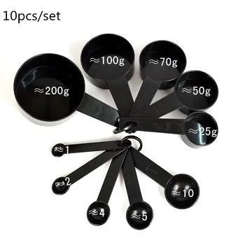 

5/10pcs Measuring Cup Measuring Cups and Spoons Measuring Spoon Scoop Silicone Handle Kitchen Measuring Tool Baking Accessories