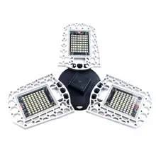 Высокая интенсивность E27 60 Вт 6000лм светодиодный деформируемый светильник гаражный свет AC170-265V светодиодный шахтерские лампы для гаража/чердака/подвала/дома