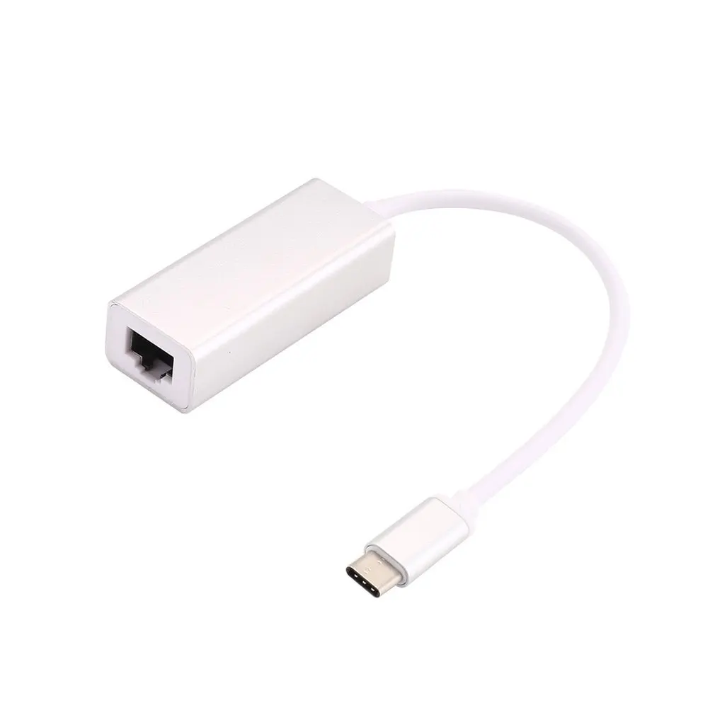 

Lightweight Portable Mini Durable 10/100 Network Card Conveter Gigabit Ethernet Type-c 2.0 to Gigabit Ethernet Adapter