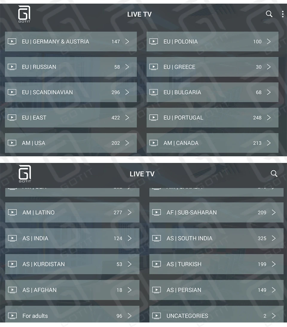 Король Отт iptv подписка Android m3u Скандинавская Франция Албания Германия Испания арабский Турция Португалия для взрослых iptv