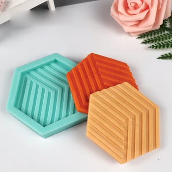 

DIY Round Coaster Silicone Molds for Resin Tea Mat Coaster Molds for Resin Casting Mold Diameter 11cm/9cm Colors Random