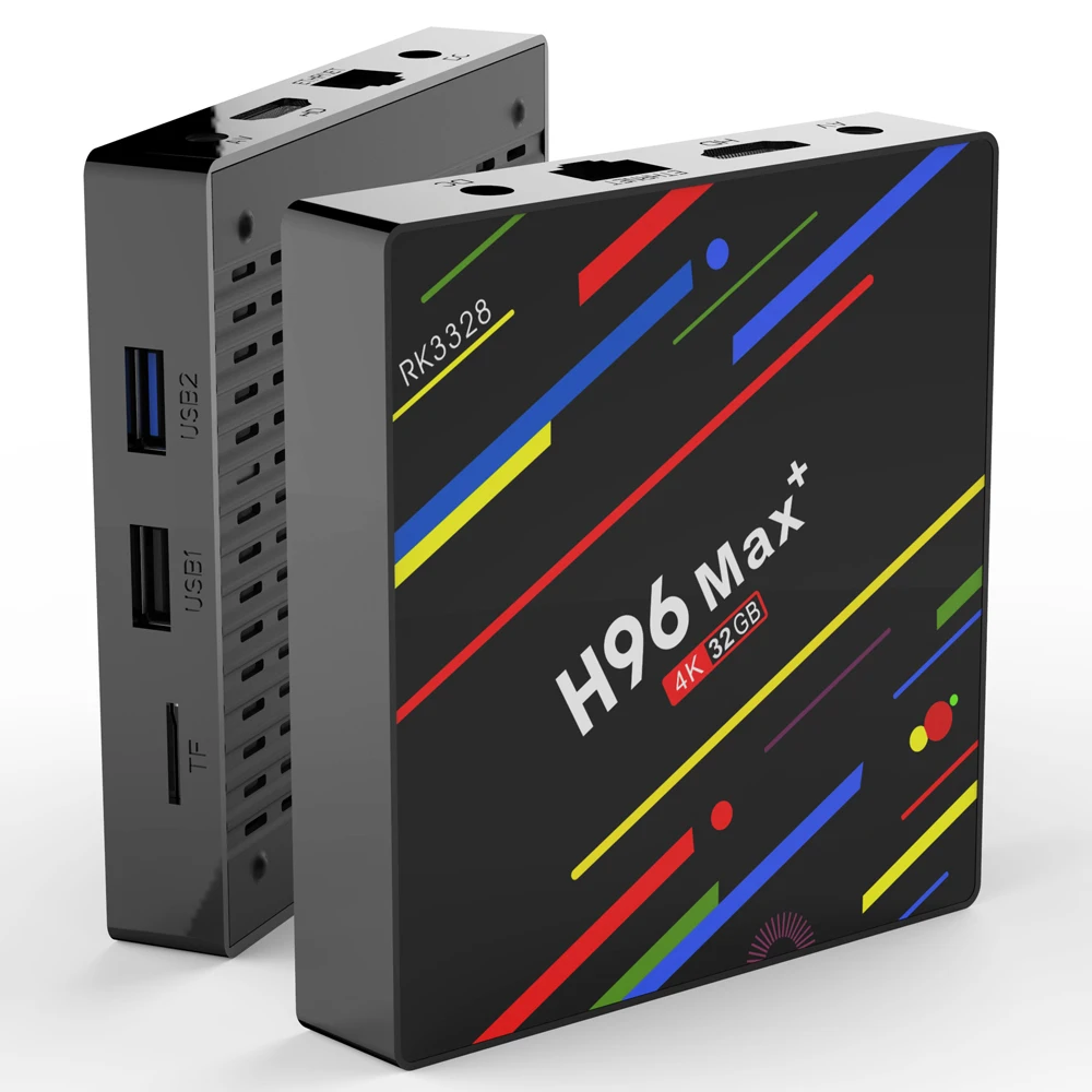 H96 MAX Plus TV BOX Android 9.0 4GB RAM 32GB 64GB ROM RK3328 Set Top Box 5G/2.4GWifi 4K smart Media Player pro PK X96 RK3318 HK1
