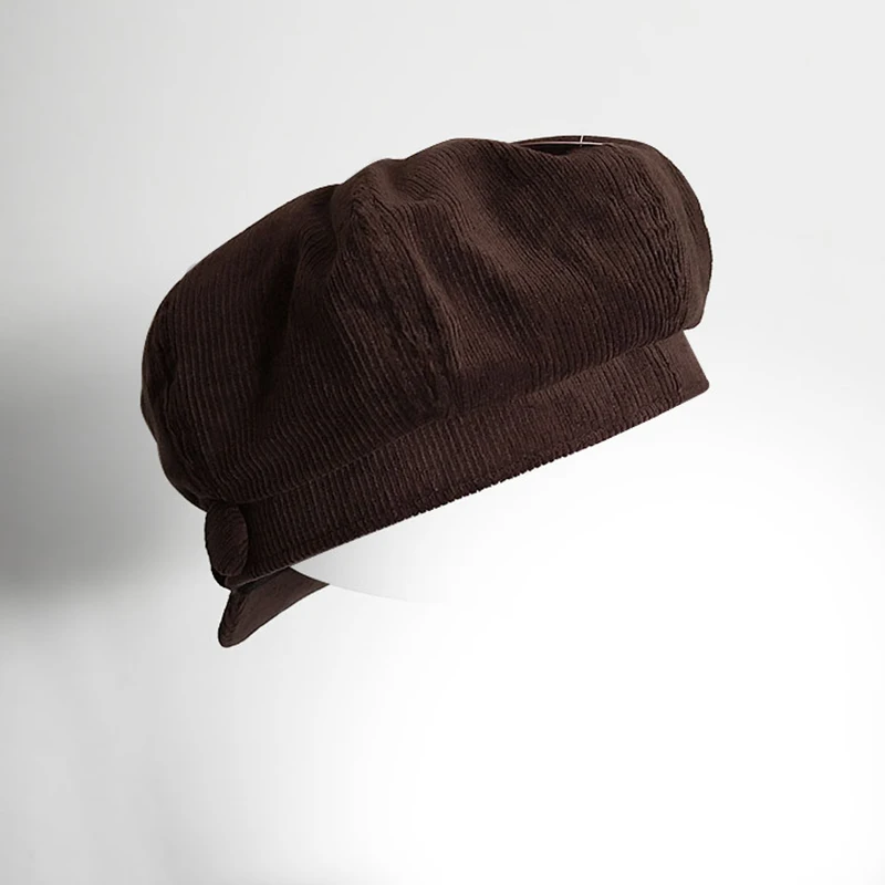 Casquette осень-зима новые мужские шапки newsboy дикая пара береты Женские Ретро британская литературная восьмиугольная шапка BLM45