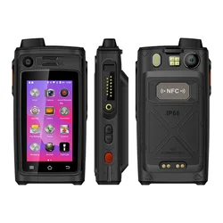 UNIWA A19S IP68 Walkie Talkie Radio 3GB 32GB 4800mAh 3 inch Touch Dual SIM 16MP Camera POC Zello Night Vision LED NFC SOS 4G LTE