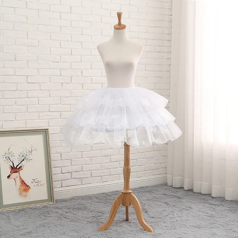 Jupon Crinoline à Cerceaux Pour Robe De Mariée Ou De Bal - 3 Cerceaux, 1 Couche, Taille Ajustable 55-95 Cm