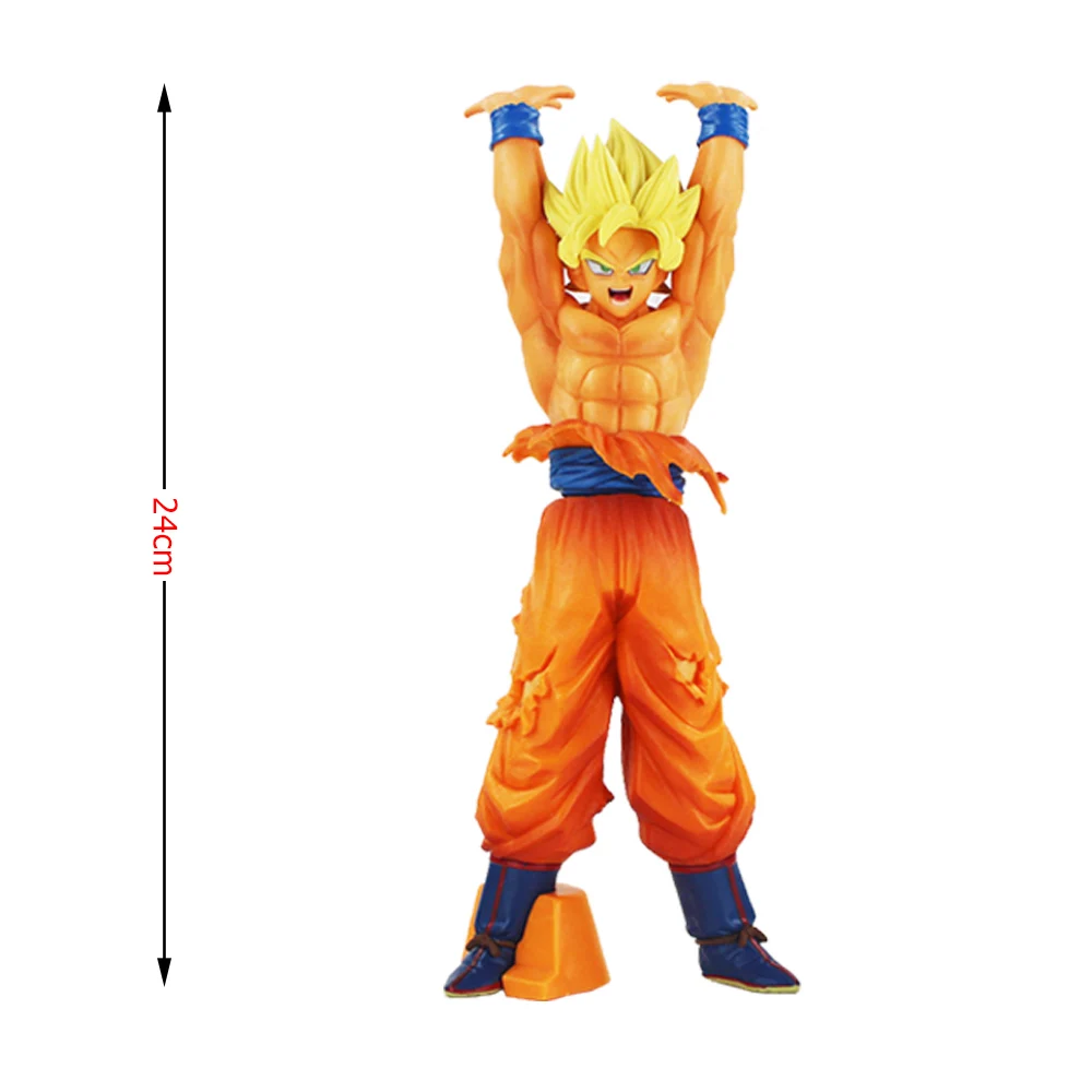 DXF dragon ball Z super sayian son Goku Ultra Instinct Goku Migatte No Gokui dragon ball серебро gokou ПВХ Фигурки игрушки - Цвет: H-opp bag