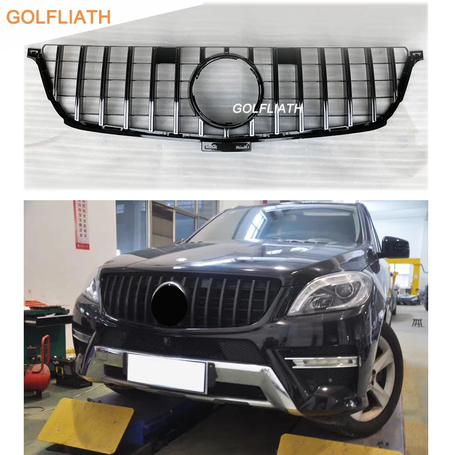 Передняя решетка для Mercedes Benz ML Class W166 GT R class ML250 ML300 ML320 ML350 ml400 ML450 2012 2015|Гоночные