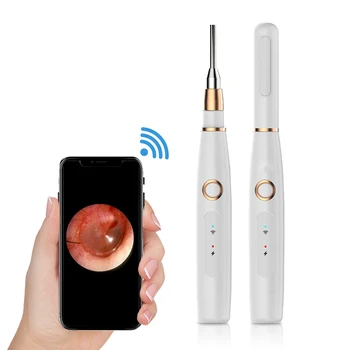 

Wireless Ear Otoscope 4.3mm HD Waterproof Mini Inspection Camera Borescope Ear Cleaning Endoscope for Android and Iphone