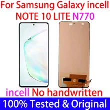 Écran tactile LCD avec châssis, incell, pour Samsung Galaxy Note 10 Lite N770F, Original=