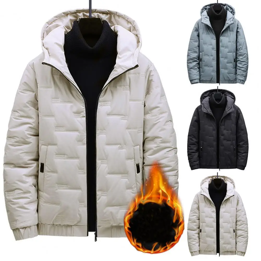 

Мужское однотонное пальто свободного покроя, утепленная осенне-зимняя куртка, Толстая Повседневная однотонная зимняя куртка оверсайз, пальто в стиле ретро, уличная одежда, куртки